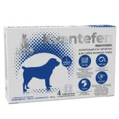 Таблетки MODES Kvantefen для собак великих порід, антигельмінтні, 4 таблетки