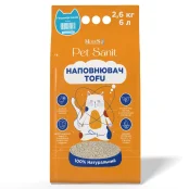 Наполнитель MODES PetSanit Tofu для котов, гипоаллергенный, 2.6 кг, 6 л