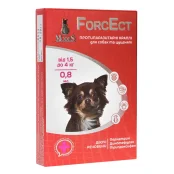 Краплі MODES ФорсЕкт для собак та цуценят, протипаразитарні, 1.5-4 кг, 0.8 мл