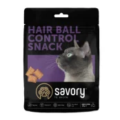 Ласощі Savory Cats Snacks Pillows Hair Ball Control для дорослих котів, подушечки для виведення шерсті, 180 г