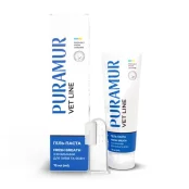 Гель-паста Puramur Fresh Breath для собак і котів, з ензимами для зубів та ясен, 75 мл