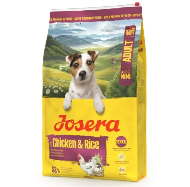 Сухий корм Josera Mini Adult Chicken & Rice для дорослих собак малих порід, з курицею та рисом, 10 кг