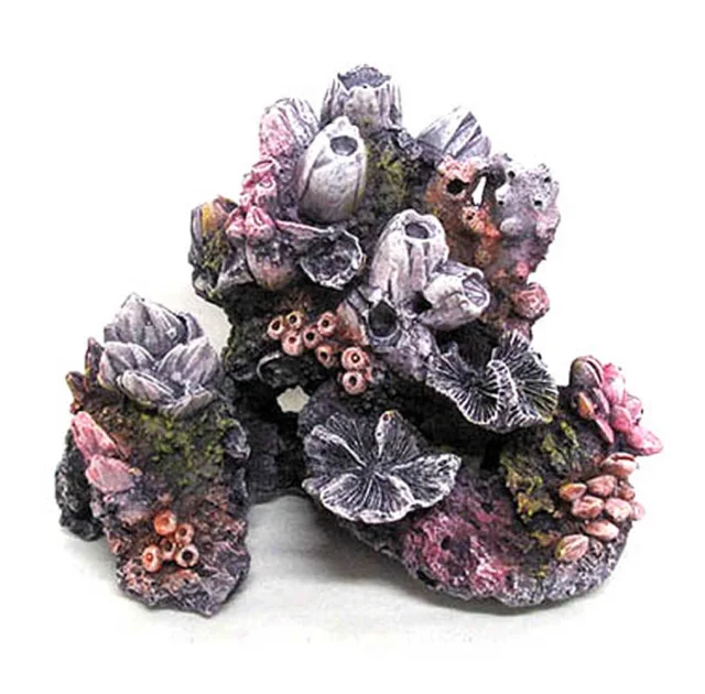 Декорация коралл Amtra Reef rock series Md 3, для аквариумов, искусственный коралл, 19.7 × 11.8 × 15 см