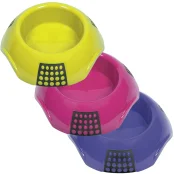 Миска MPS LUNA S WRUBB. MIX COLOR, пластикова, кольори в асортименті, 19 см, 0.3 л