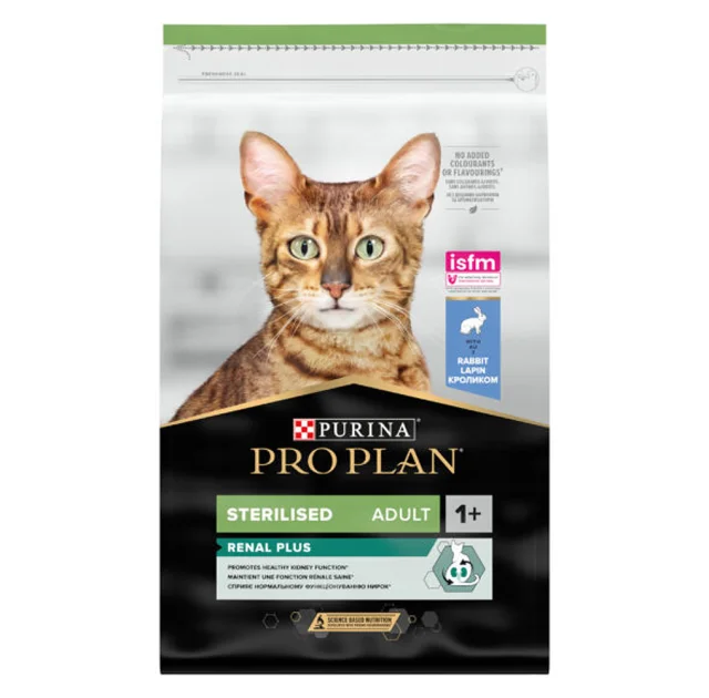 Сухой корм Purina Pro Plan Cat Sterilised для стерилизованных кошек, с кроликом, 10 кг