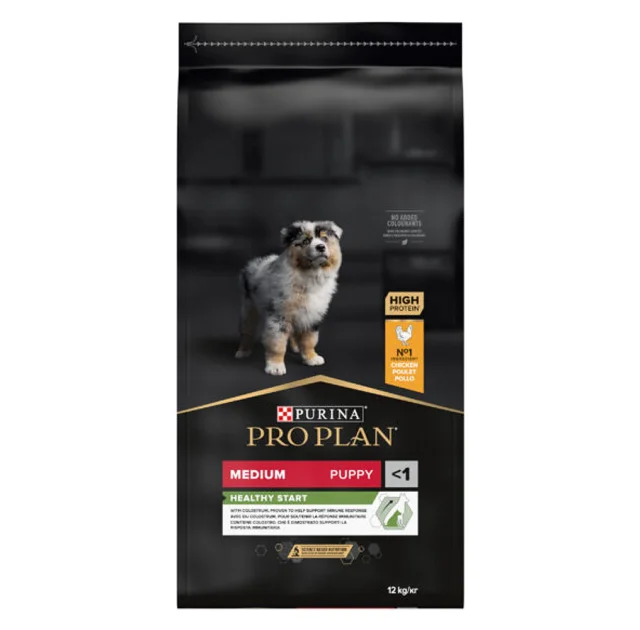 Сухий корм Purina Pro Plan Dog Medium Puppy Optistart для цуценят середніх порід, з куркою, 12 кг
