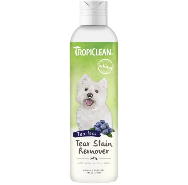 Засіб TropiClean Tear Stain Remover для видалення плям навколо очей і на бороді, 236 мл