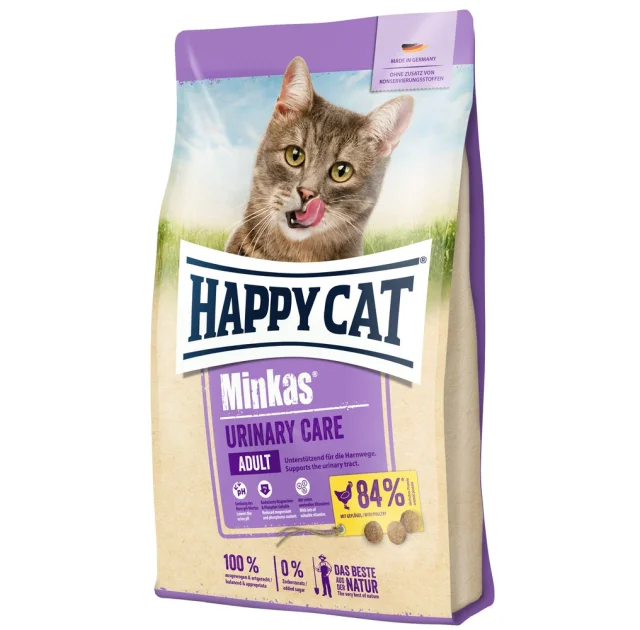 Сухий корм Happy Cat Minkas Urinary Care Geflugel для кішок, с птахом, 10 кг