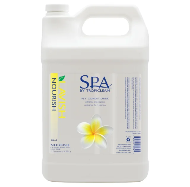 Кондиціонер TropiClean SPA Nourish для зволоження шкіри і шерсті для собак і котів, 3.8 л