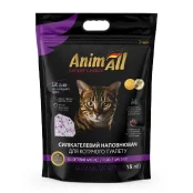 Силикагелевый наполнитель AnimAll Premium Кристаллы аметиста, для кошек, 15 л (6.7 кг)