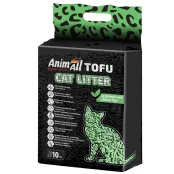 Соевый наполнитель AnimAll Tofu Green Tea с ароматом зеленого чая, для кошек, 10 литров (4,66 кг)