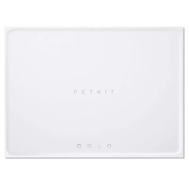 Килимок під миску Petkit Pet Mat White для котів та собак, антиковзний, силікон, 46×34 см, білий