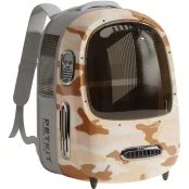 Рюкзак-переноска Petkit Breezy 2 Smart Cat Carrier Desert Camo для собак і котів, до 8 кг