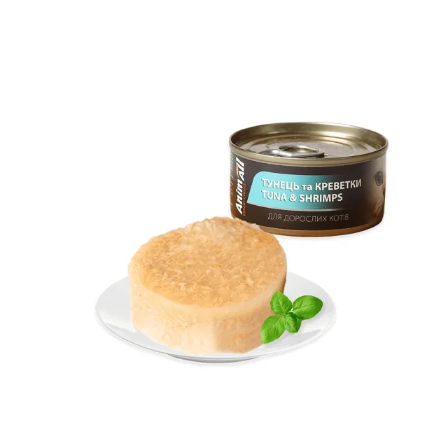 Консервы AnimAll для кошек, тунец с креветками, 85 г