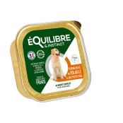 Консервы Equilibre&Instinct для собак старше 7 лет, паштет с курицей и горохом, 300 г