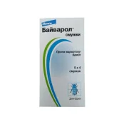 Полоски Elanco Байварол для обнаружения и уничтожения клещей варроа, 1 блистер (4 полоски)