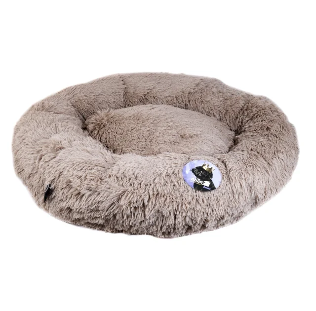 Лежак-гнездо Animall Wendy для собак и кошек, размер XL, 78×78×16 см, брауни