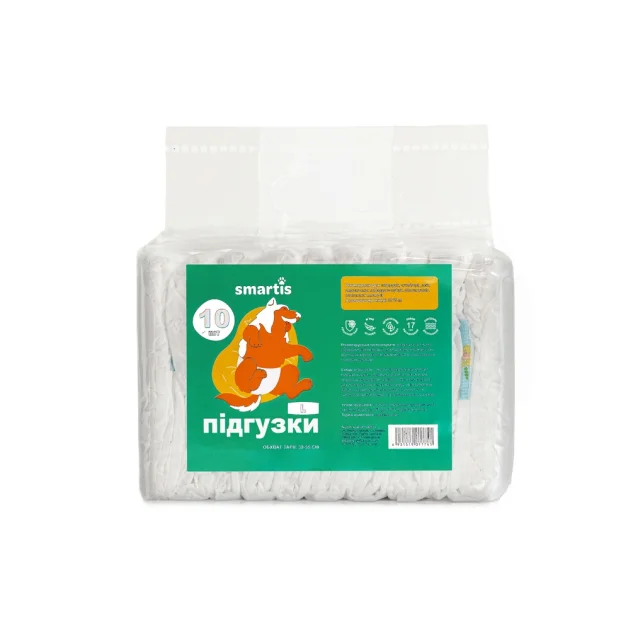 Підгузки Smartis для собак(сук), розмiр L, 10 шт