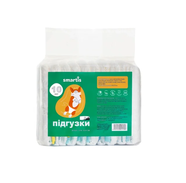 Підгузки Smartis для собак(сук), розмiр S, 10 шт