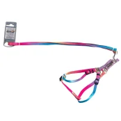 Комплект шлея з повідцем AnimAll для маленьких собак та всіх порід кішок, пантон 1, 1/25-30/180 см