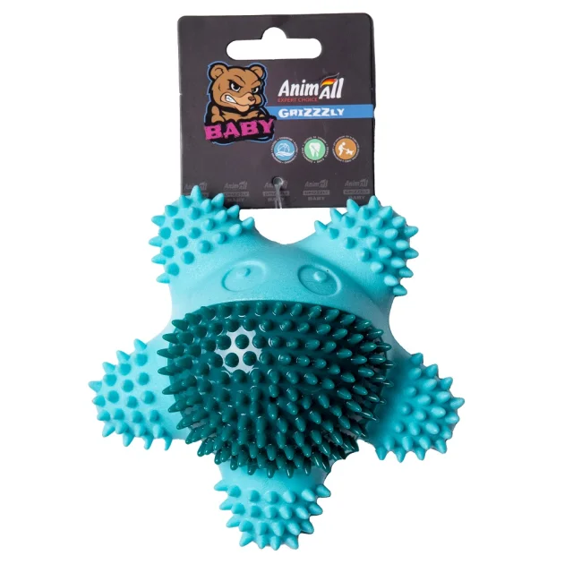 Іграшка AnimAll GrizZzly Baby, морська зірка, м'ятна, 13.3×12.7×5.8 см