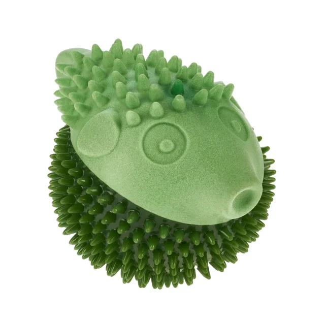 Іграшка AnimAll GrizZzly Baby, риба фугу, темно-зелена, 12.1×9×8.9 см