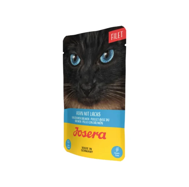 Вологий корм Josera Filet Huhn mit Lachs для котів, куряче філе з лососем, пауч, 70 г