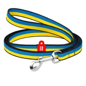 Повідець нейлоновий Waudog Nylon для собак, малюнок "Colors of freedom", XS, 10 мм, 122 см