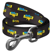 Повідець Waudog Nylon для собак, малюнок "Дім" розмір S, нейлон, 15мм/122 см