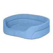 Лежанка Теремок для тварин , L, ширина 69 см, довжина 82 см, В 19 см блакитний