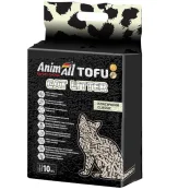 Соевый наполнитель AnimAll Tofu Classic для кошек, без аромата, 10 литров (4.66 кг)