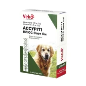 Краплі Veko Ассуріті Плюс проти паразитів для собак вагою 10-25 кг, 2.5 мл, ціна за 1 піпетку