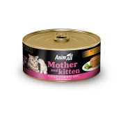 Вологий корм AnimAll легкий старт годування, для котів та кошенят, мус, 85г