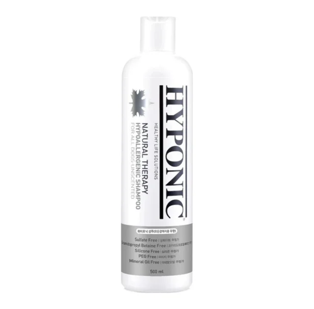 Шампунь Hyponic Hypoallergenic, гіпоалергенний, з олією соняшника та жожоба, для собак (без запаху), 500 мл