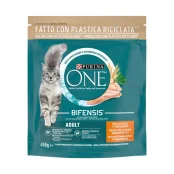 Сухой корм Purina One Adult Bifensis для взрослых котов, с курицей, 450 г