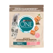 Беззерновой сухой корм Purina One Adult для взрослых кошек, с лососем, 600 г