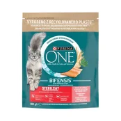 Сухой корм Purina One Sterilcat для взрослых стерилизованных кошек, с лососем и пшеницей, 800 г