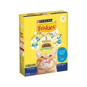 Сухий корм Purina Friskies Sterile для стерилізованих котів, з лососем та овочами, 270 г