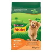 Сухой корм Purina Friskies Balance для взрослых собак, с курицей и овощами, 10 кг