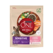 Сухий корм Purina One Mini & Small Sensitive для собак дрібних порід, з лососем та рисом, 800 г