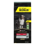 Сухий корм Purina Pro Plan Medium Adult SD для дорослих собак середніх порід з чутливим травленням, з ягням, 14 кг + 2.5 кг