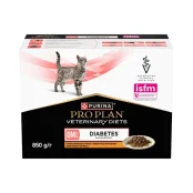 Влажный корм Purina Pro Plan VD DM для взрослых кошек, для регулировки поступления глюкозы, с курицей, 10 × 85 г