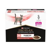 Влажный корм Purina Pro Plan VD DM для взрослых кошек, для регулировки поступления глюкозы, с говядиной, 10 × 85 г