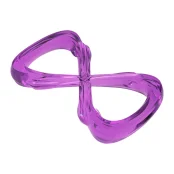 Іграшка WAUDOG Fun Durable для собак, вісімка, термопластична гума, фіолетовий, 20 см