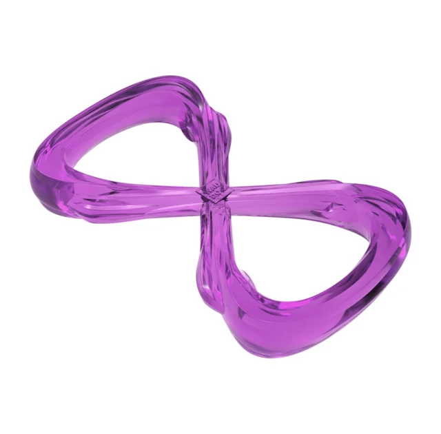 Іграшка WAUDOG Fun Durable для собак, вісімка, термопластична гума, фіолетовий, 20 см