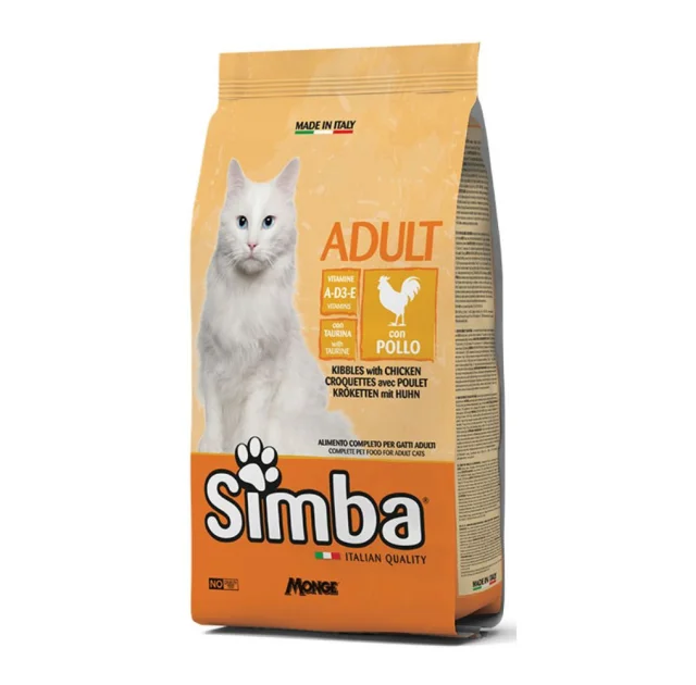 Сухой корм Monge Simba Cat для кошек, курица, 2 кг