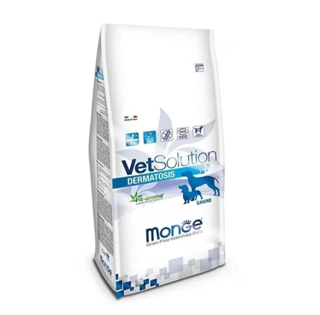 Сухой корм Monge VetSolution Dermatosis canine для собак, при дерматологических заболеваниях, 12 кг