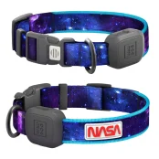 Ошейник WAUDOG LED для собак, с подсветкой, NASA21, Type-C, S-M, 2.5 см, 31–45 см