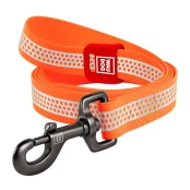 Повідeць WAUDOG Waterproof для собак, світловідбиваючий, помаранчевий, M, 2.0 см, 3.05 м