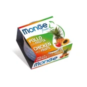 Влажный корм Monge Cat Wet Adult для взрослых кошек, курица с фруктами, 80 г